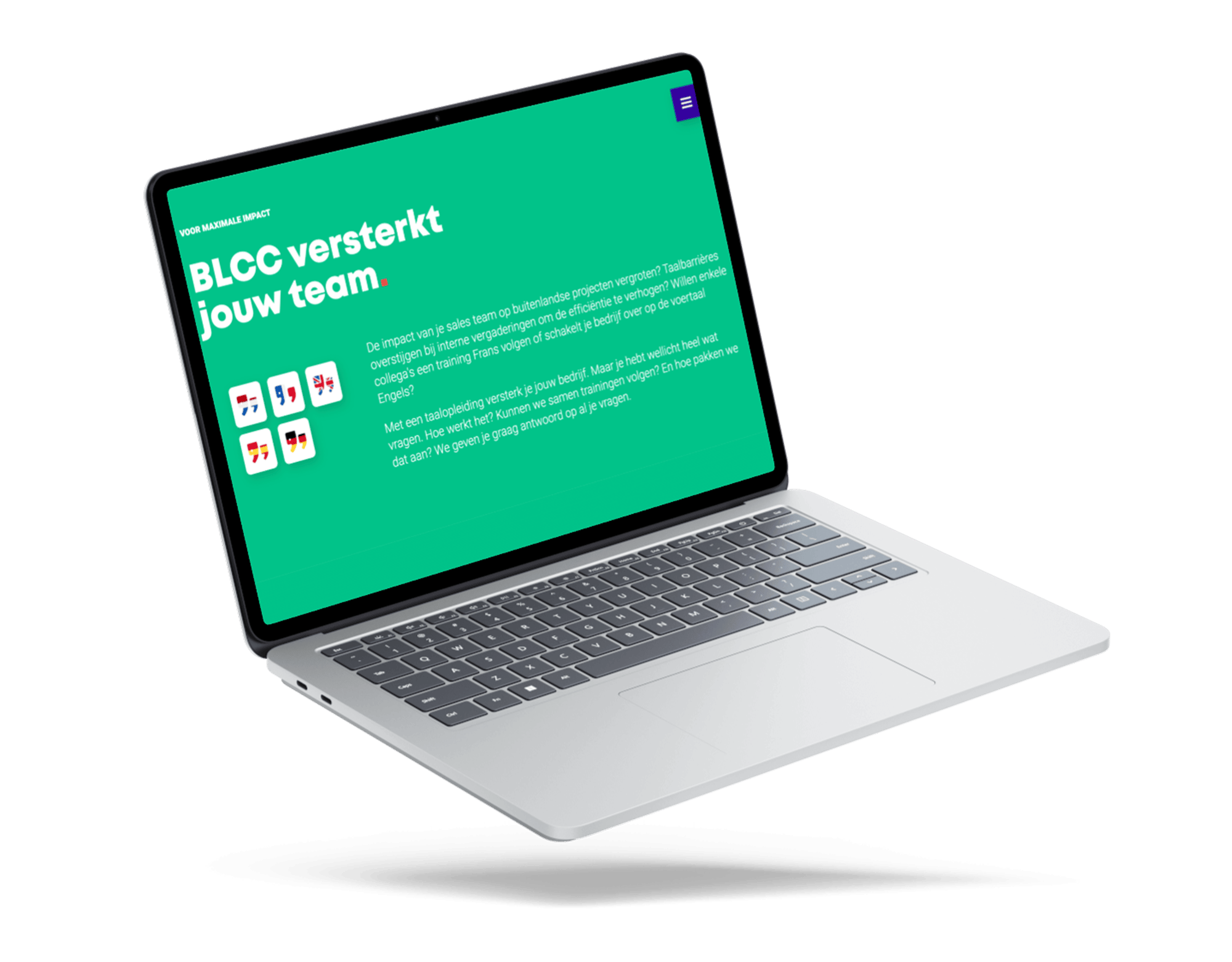Mockup voor mijn team CTA